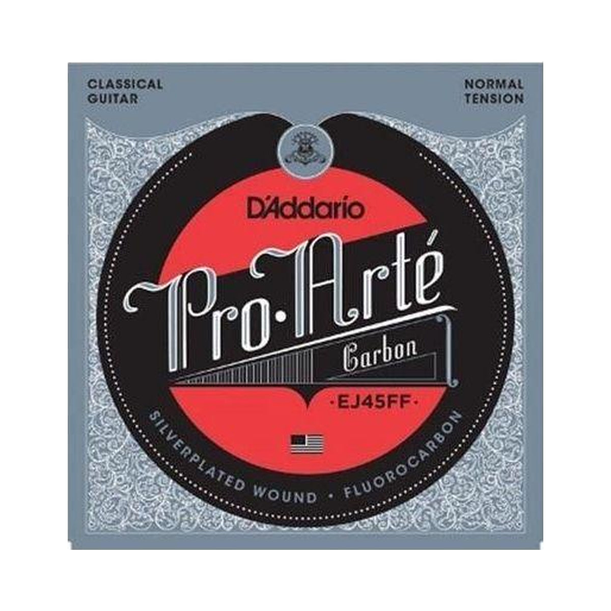 Encordado clásico D’Addario Pro-Arté Carbon EJ45FF de tensión media — vista 1