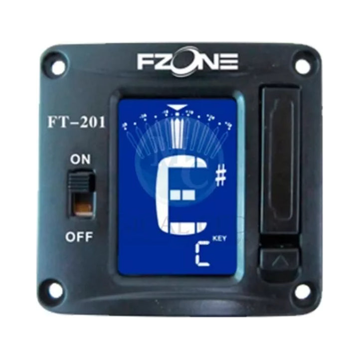 Afinador cromático Fzone FT-201 para incrustar en el clavijero