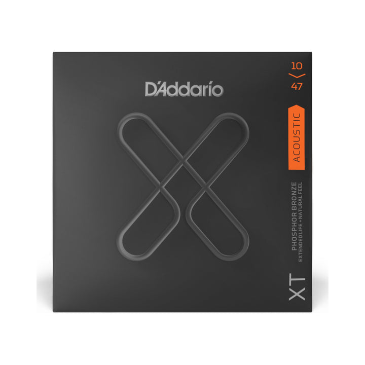 Encordado para guitarra acústica D’Addario XTAPB1047 XT 10–47 en bronce fosforado