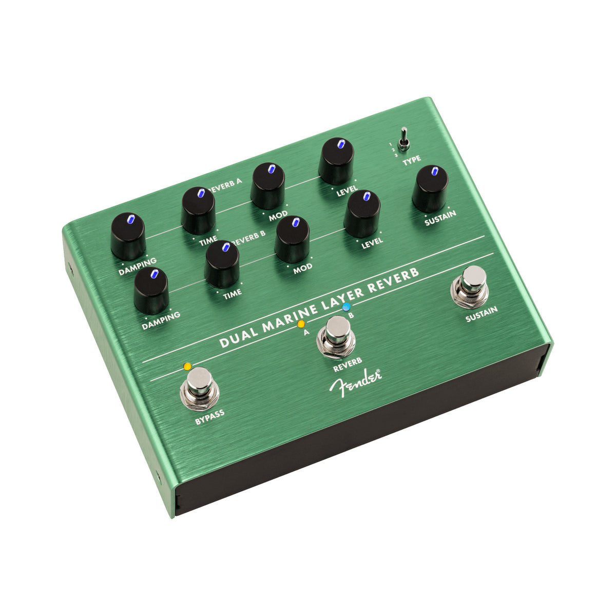 Pedal de reverberación Fender Dual Marine Layer 0234563000 con tres algoritmos — vista 1