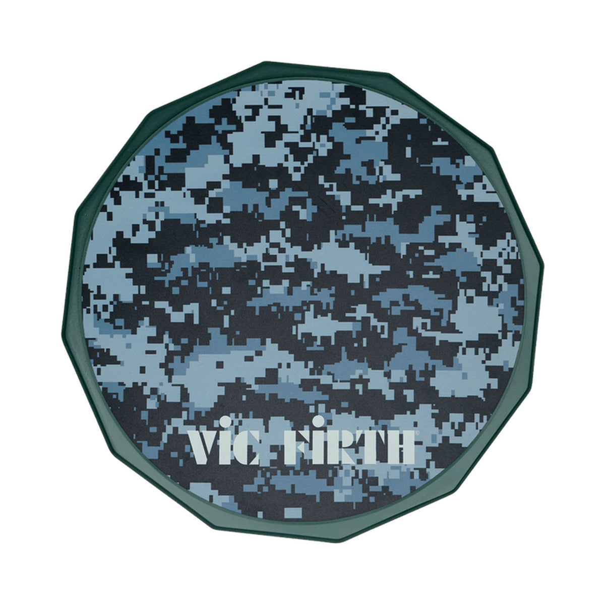 Pad de práctica Vic Firth VXPPDC06 de 6 pulgadas camuflaje digital — vista 1