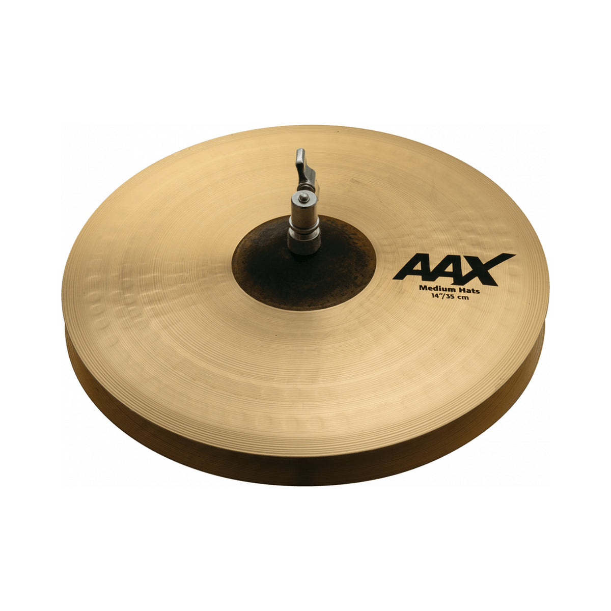 Platillo inferior de hi-hat Sabian AAX Medium 14 pulgadas sin platillo superior — vista 1