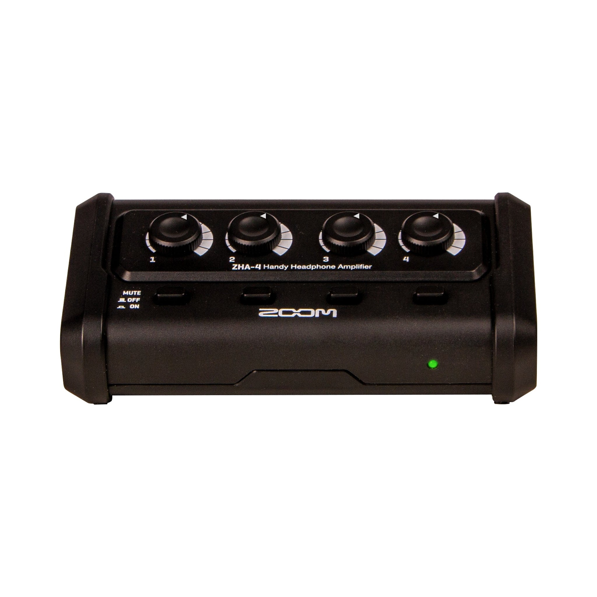 Amplificador de audífonos Zoom ZHA-4 de cuatro salidas con volumen y mute — vista 1