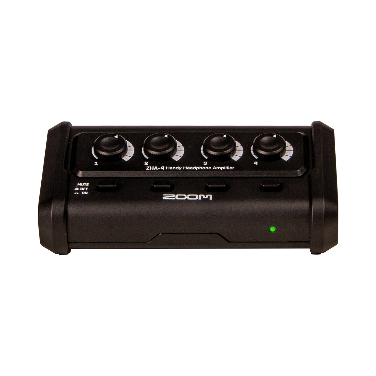 Amplificador de audífonos Zoom ZHA-4 de cuatro salidas con volumen y mute — vista 1