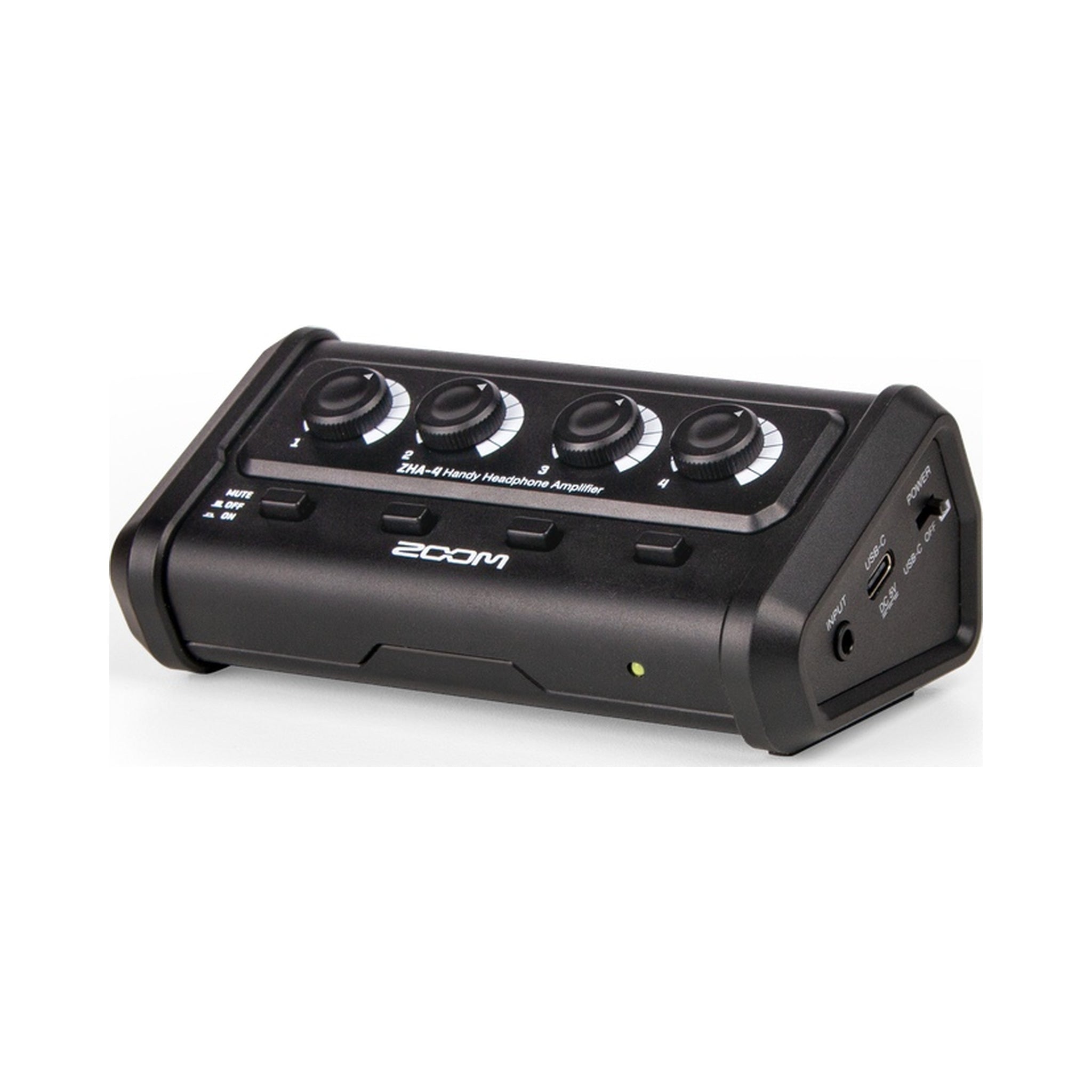 Amplificador de audífonos Zoom ZHA-4 de cuatro salidas con volumen y mute — vista 2