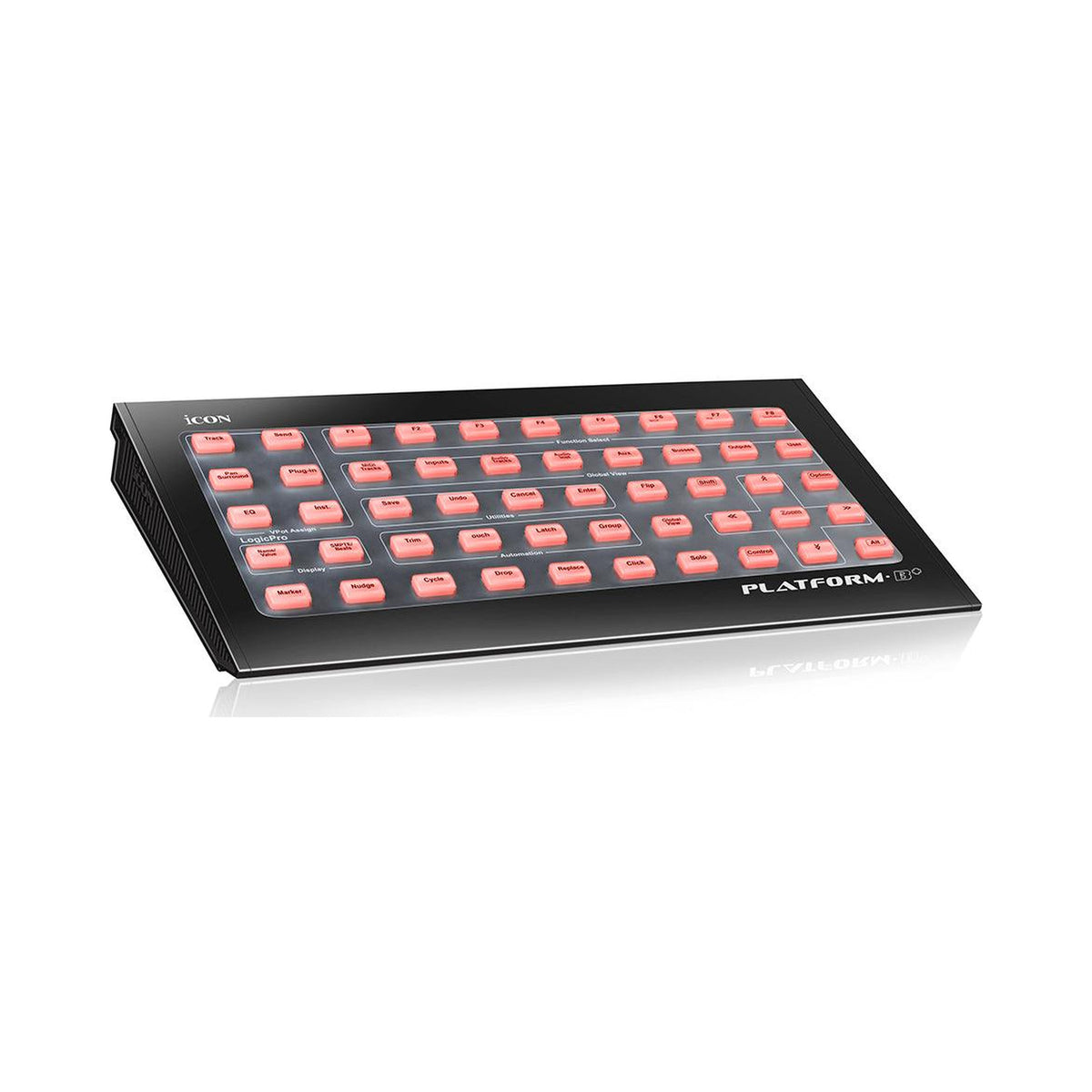 Superficie de control iCON Pro Audio Platform B+ con 50 botones — vista 1