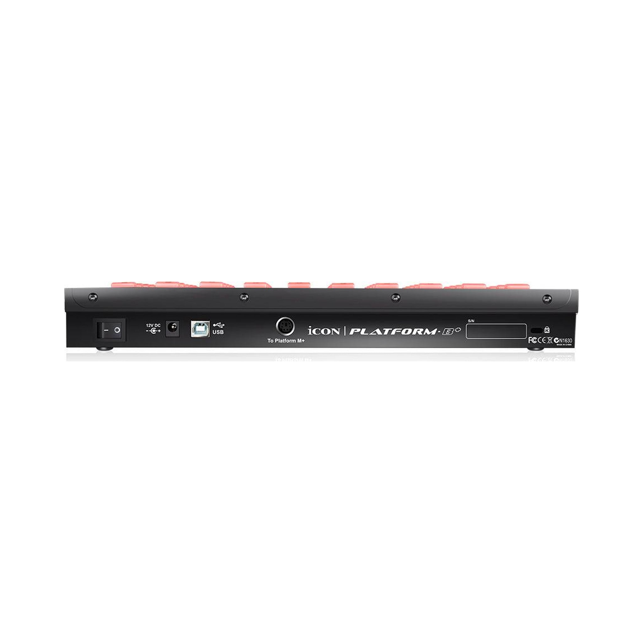 Superficie de control iCON Pro Audio Platform B+ con 50 botones — vista 2