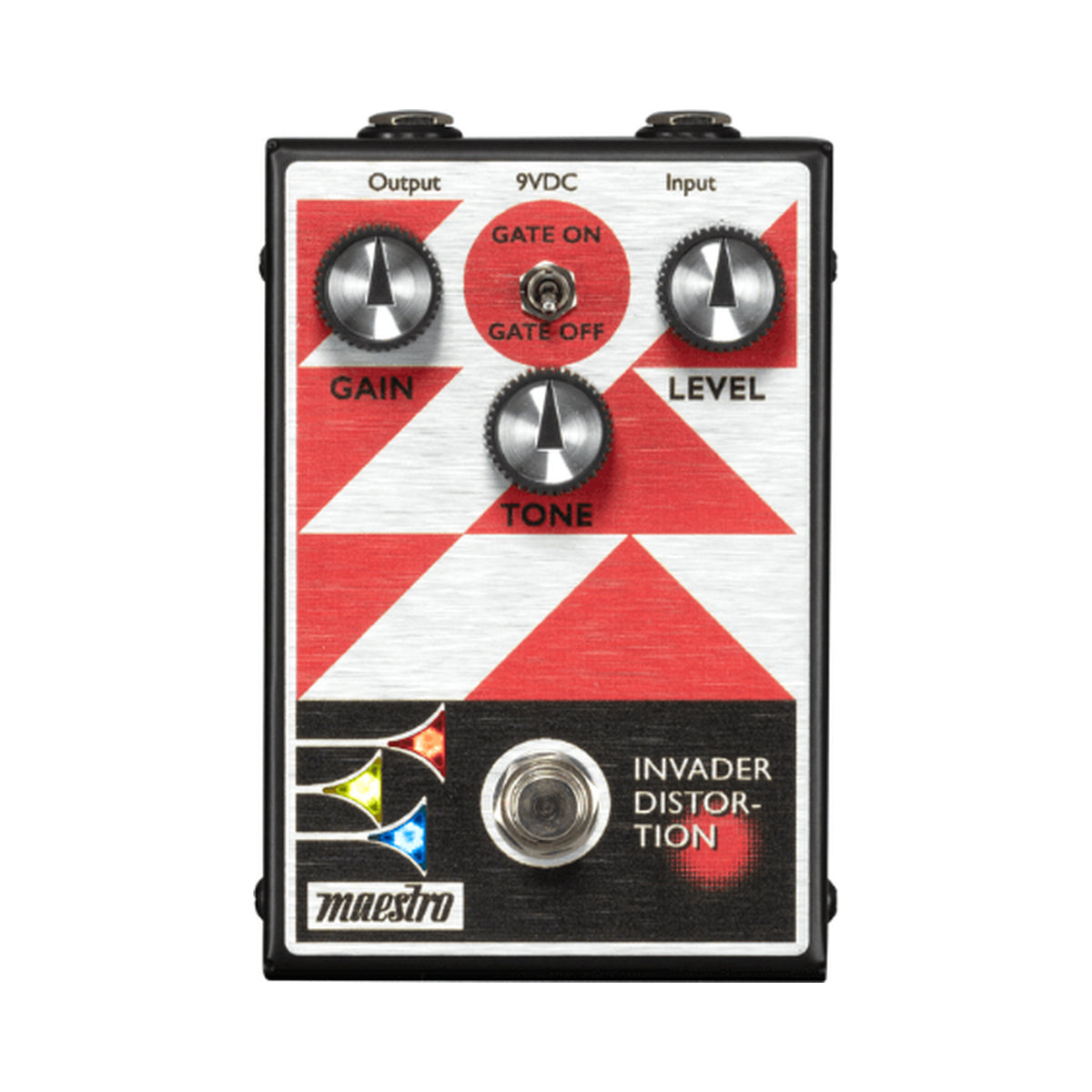 Pedal de distorsión Maestro Invader MOCIDP analógico con puerta de ruido — vista 1