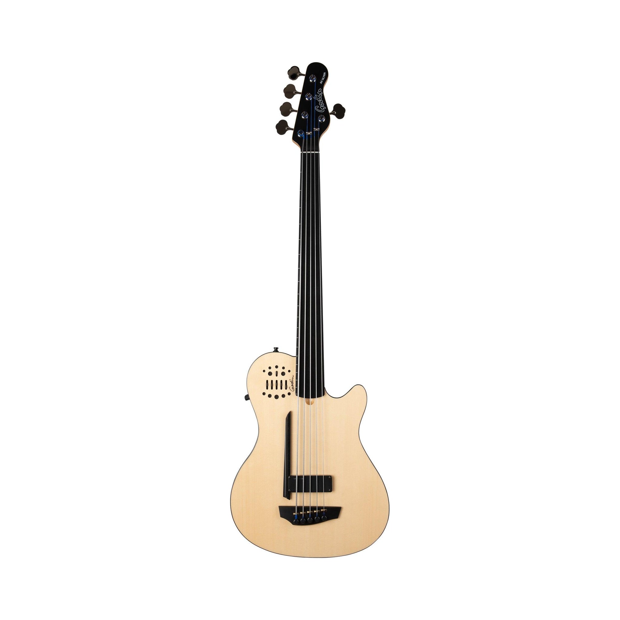 Bajo electroacústico Godin 050789 A5 Ultra Natural de cinco cuerdas sin trastes — vista 1