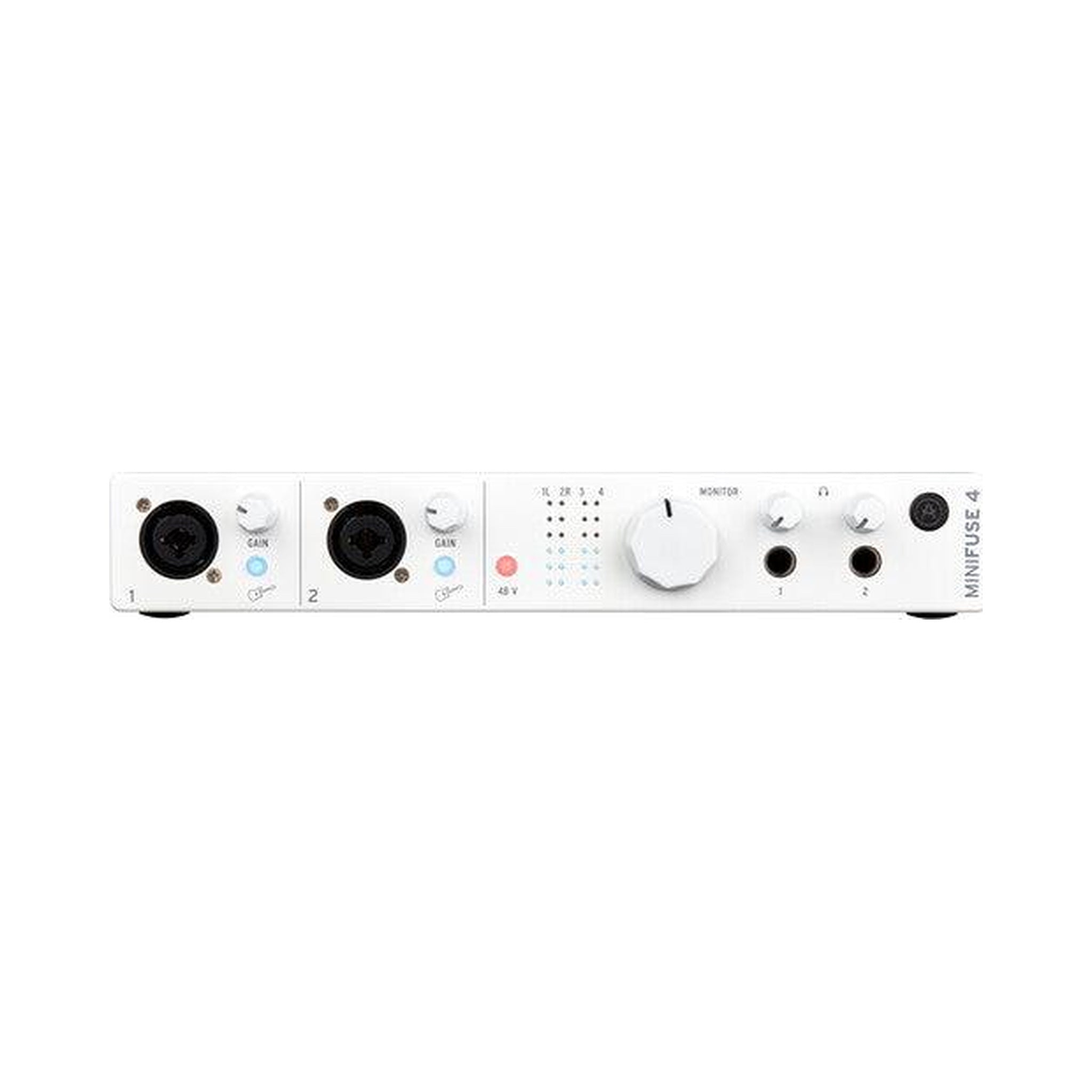 Interfaz de audio Arturia MiniFuse 4 800113 blanca de 4 entradas y 4 salidas — vista 1