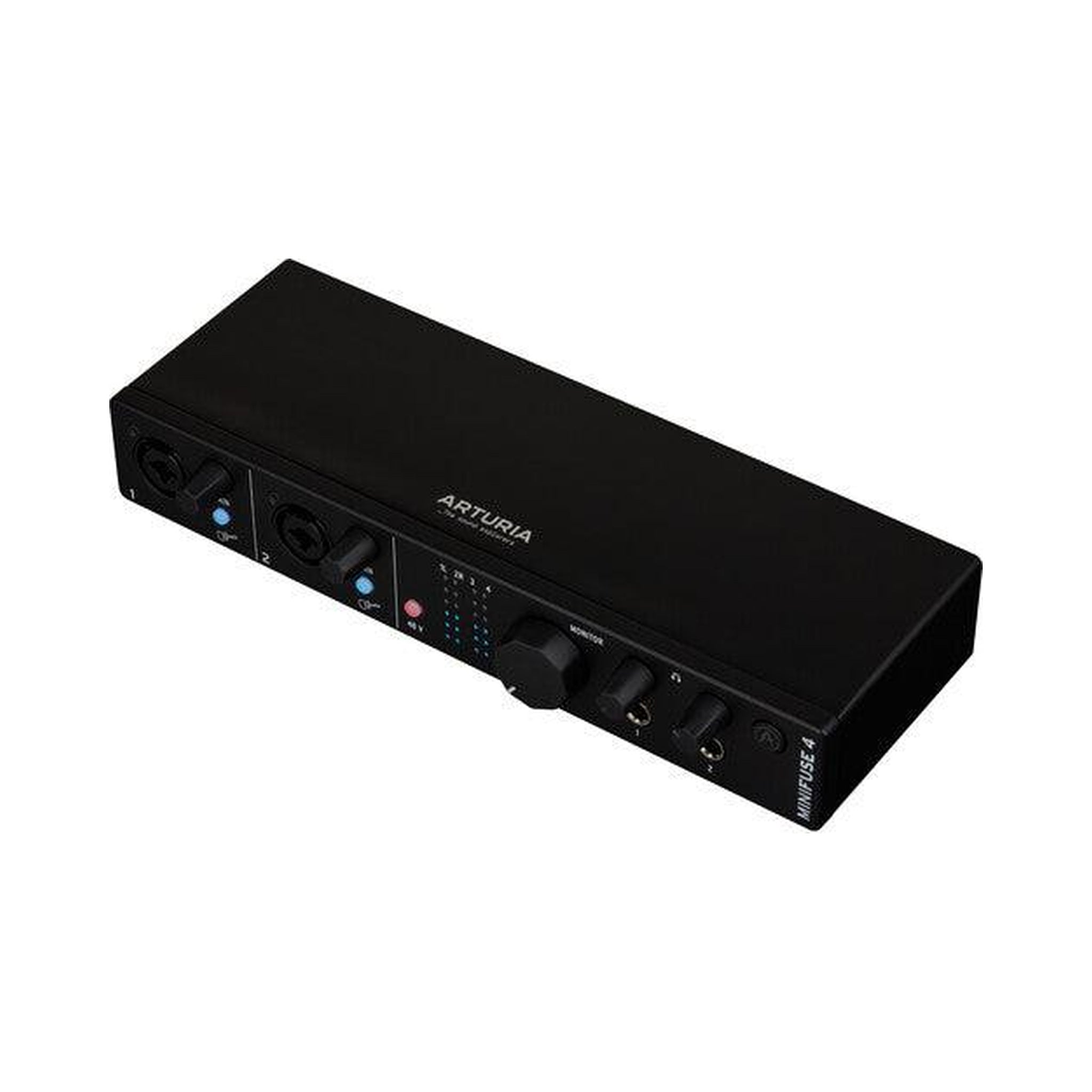 Interfaz de audio Arturia MiniFuse 4 800103 negra de 4 entradas y 4 salidas — vista 1