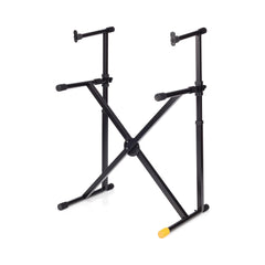 Soporte para teclado Hercules KS210B en X de doble nivel — vista 1