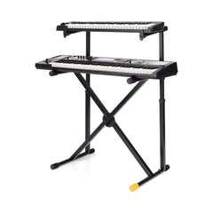 Soporte para teclado Hercules KS210B en X de doble nivel — vista 2