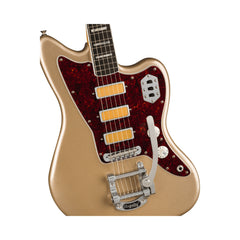 Guitarra eléctrica Fender Gold Foil Jazzmaster 0140701344 Shoreline Gold — vista 2