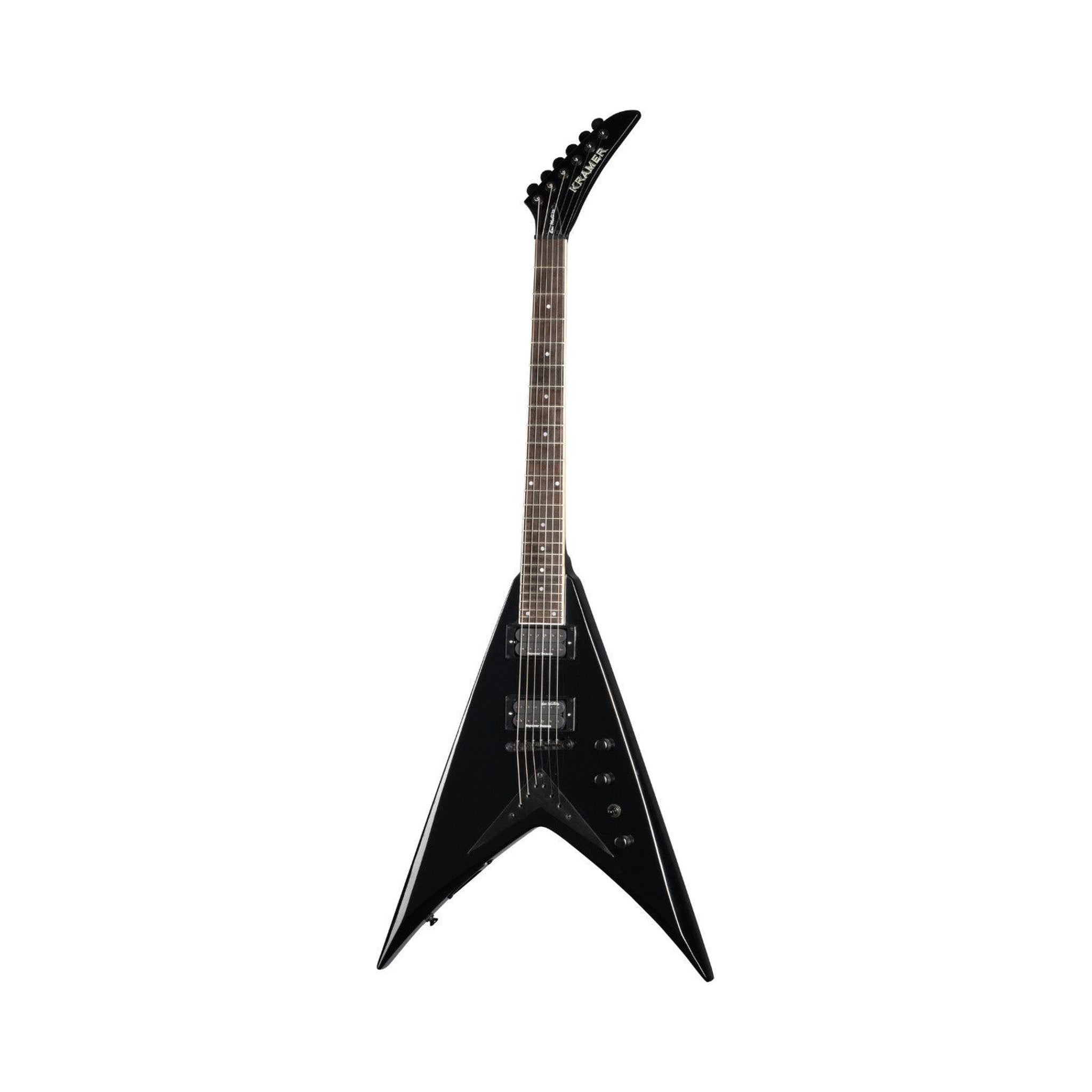 Guitarra eléctrica Kramer KEVDMBKBH3 Dave Mustaine Vanguard Ebony con estuche — vista 1