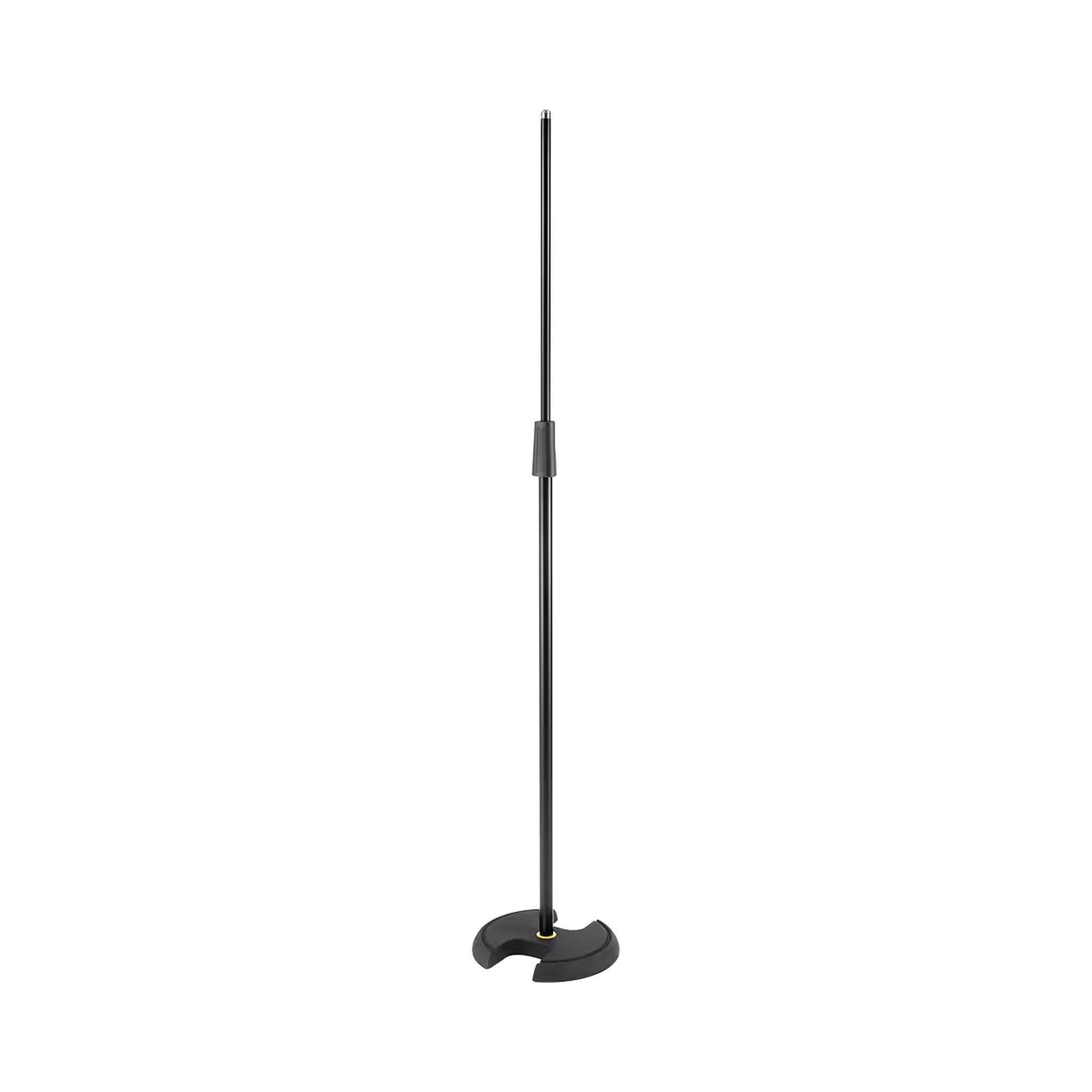 Atril recto para micrófono Hercules MS202B con base H y ajuste Quick Turn — vista 1