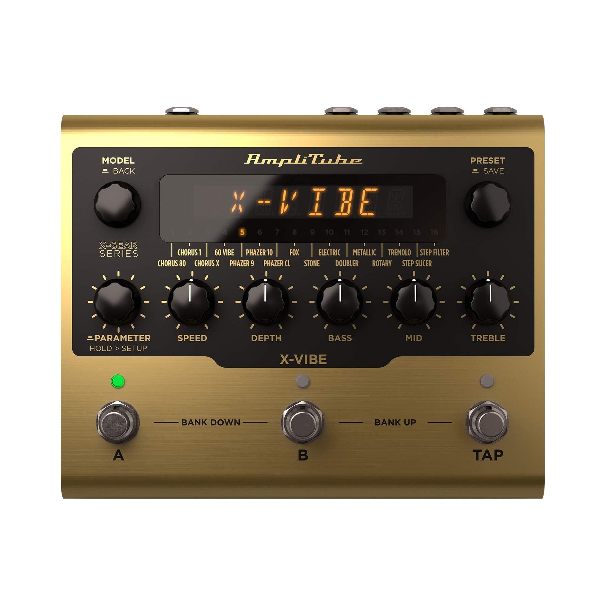 Pedal de modulación IK Multimedia AmpliTube X-VIBE — vista 1