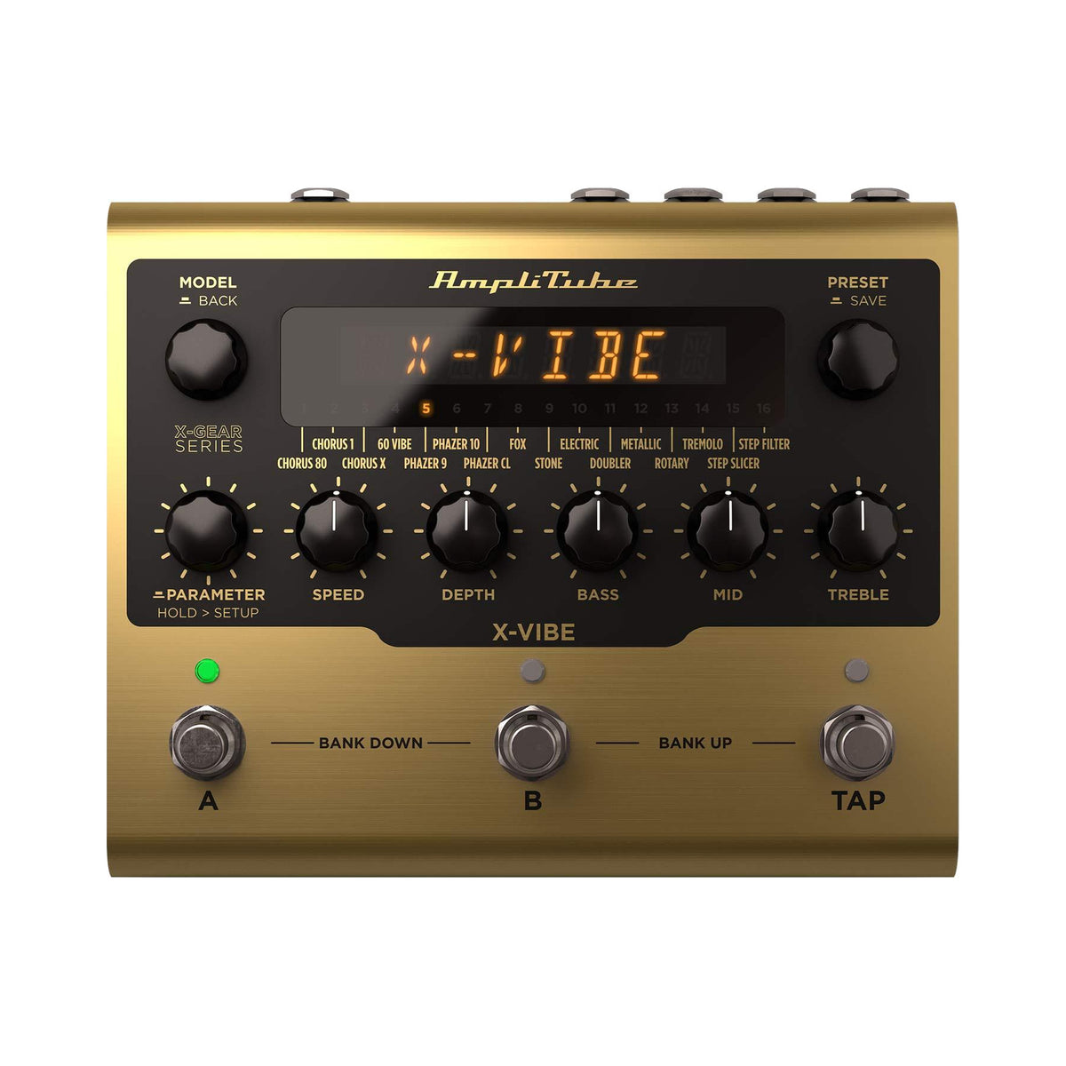 Pedal de modulación IK Multimedia AmpliTube X-VIBE — vista 1