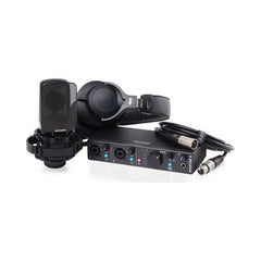 Kit de grabación Arturia MiniFuse Recording Pack 800202 negro con micrófono y audífonos — vista 1