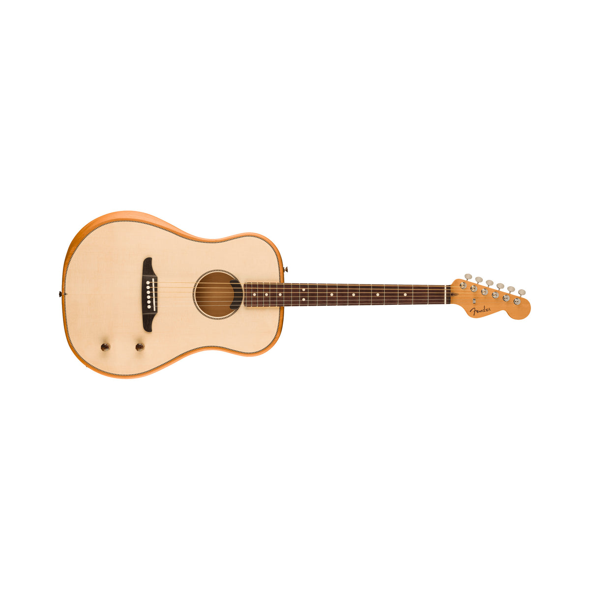 Guitarra electroacústica Fender Highway Dreadnought 0972512121 con tapa de abeto — vista 1