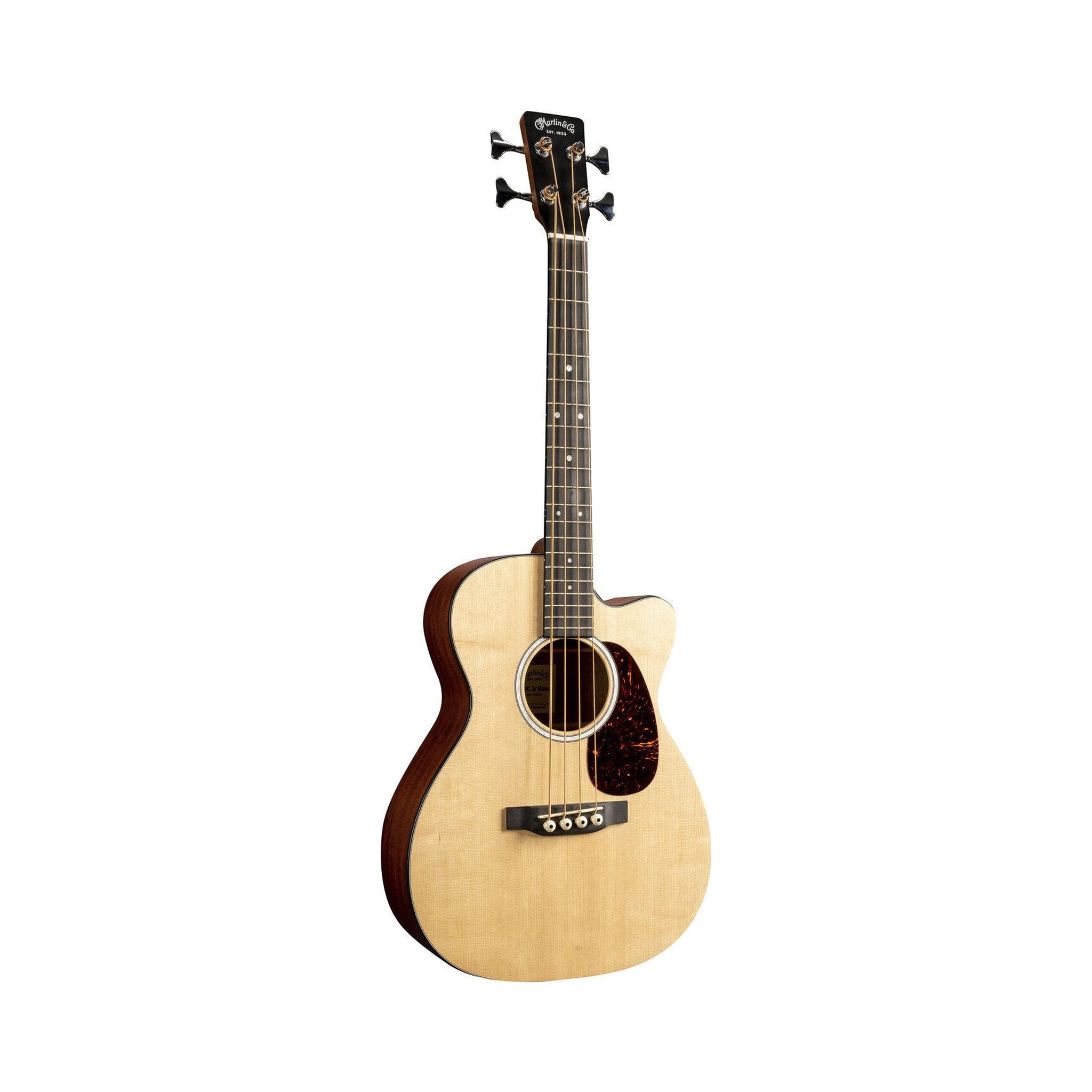 Bajo electroacústico Martin DJr-10E Bass natural de escala corta — vista 1