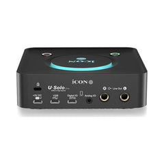 Interfaz de audio iCON Pro Audio uSolo Live USB de 24 bits y 192 kHz — vista 2