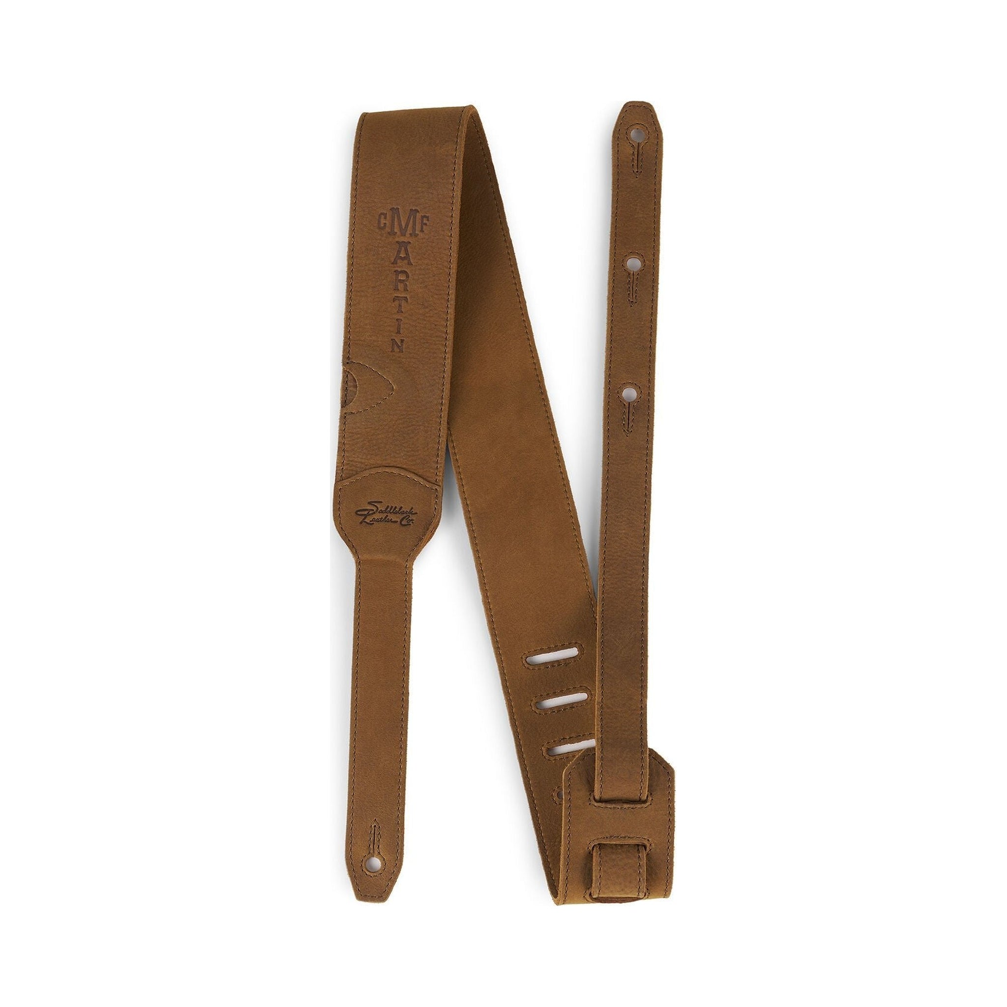 Correa para guitarra Martin Luxe 18A0147 de cuero Tobacco — vista 2