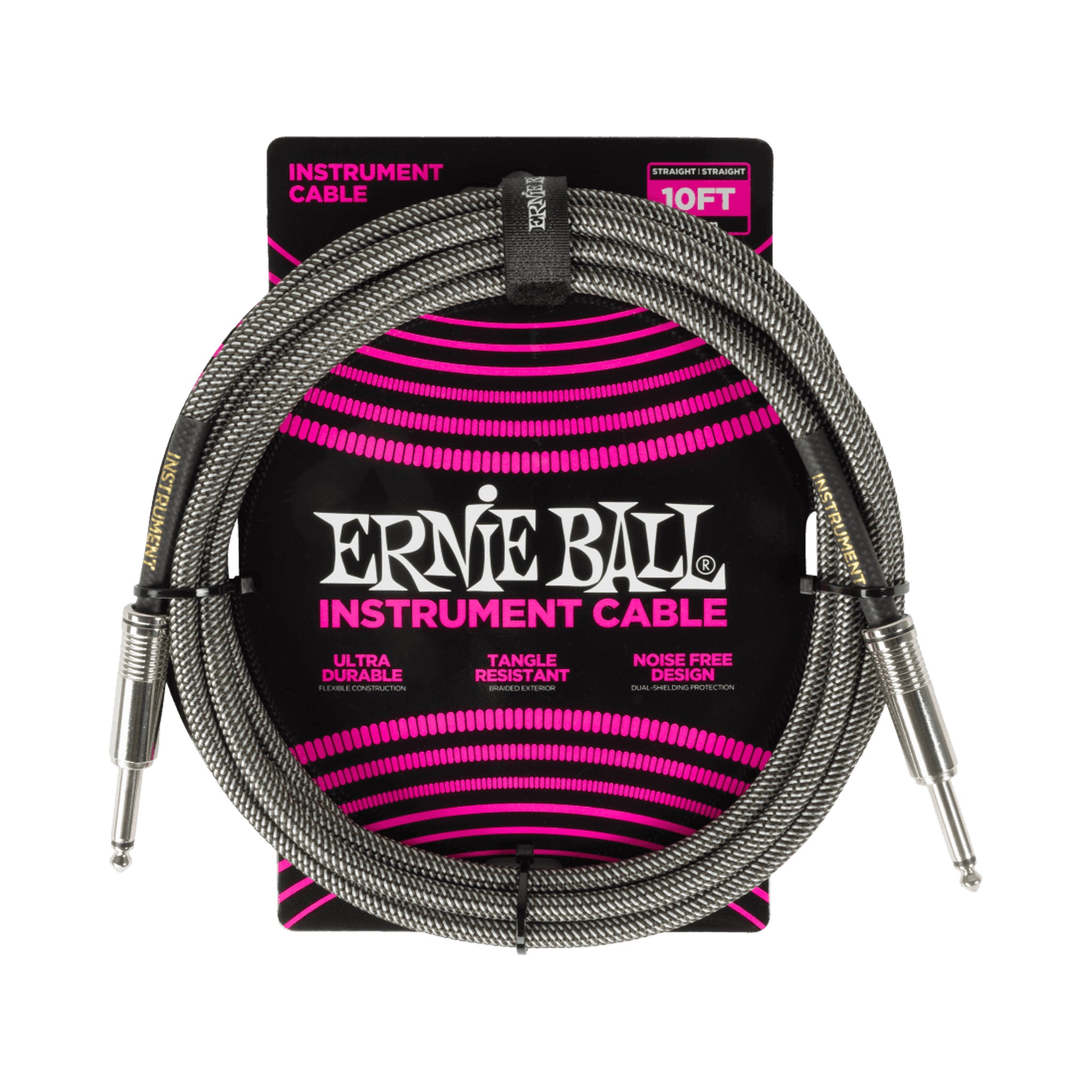 Cable de instrumento Ernie Ball P06429 Silver Fox de 10 pies — vista 1
