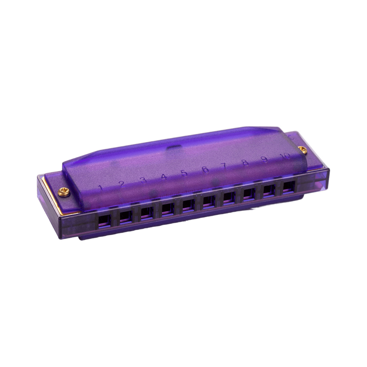 Armónica Hohner M5256 Translucent Harps púrpura — vista 1