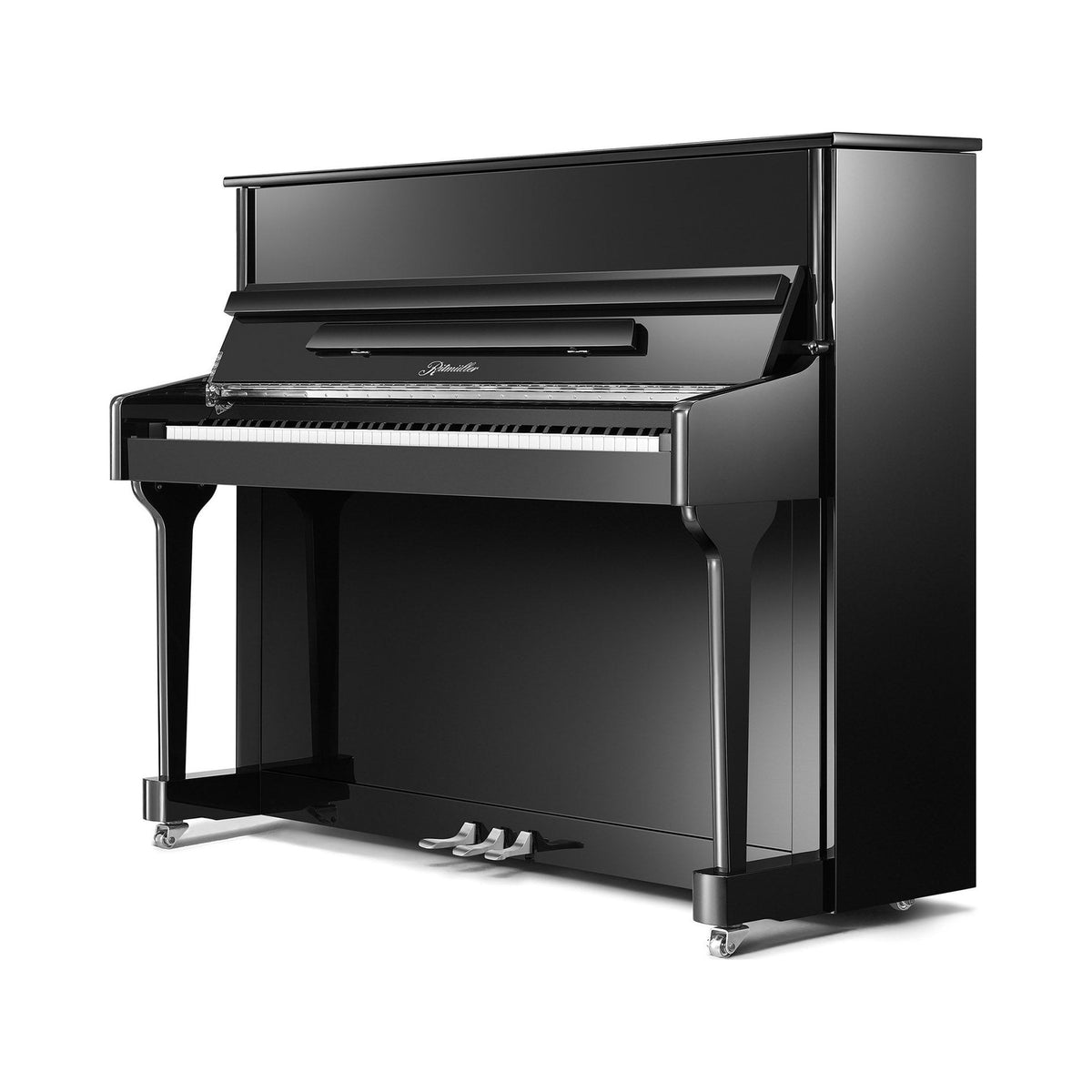 Piano acústico vertical Ritmuller RS118 A111 negro — imagen real del producto