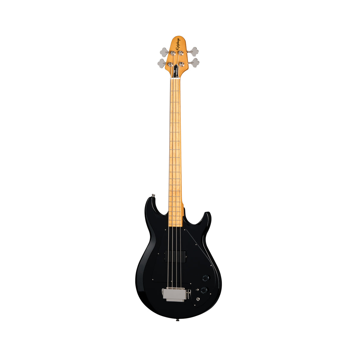 Bajo eléctrico Epiphone Grabber EIGRBEBNH1 Ebony con estuche — vista 1