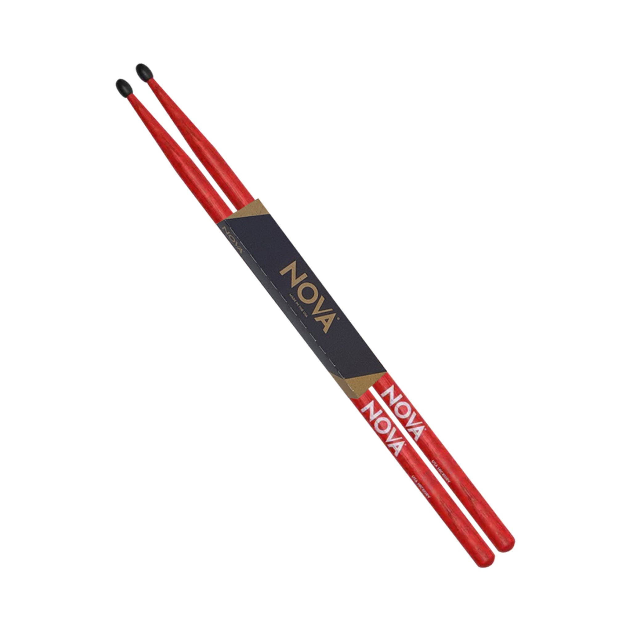 Baquetas Vic Firth Nova 5AN rojas con punta de nylon — vista 1