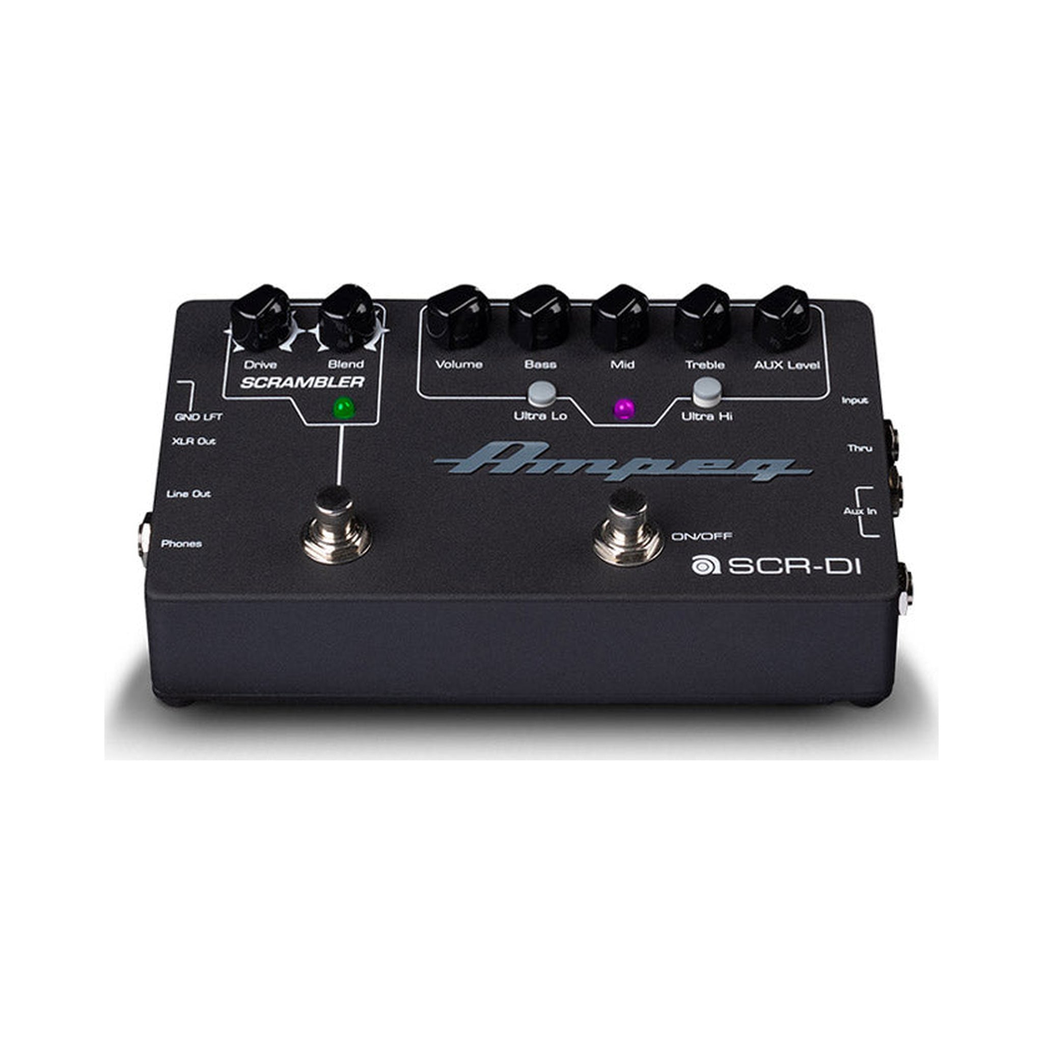 Preamplificador para bajo Ampeg SCR-DI con Scrambler Overdrive y salida DI — vista 1