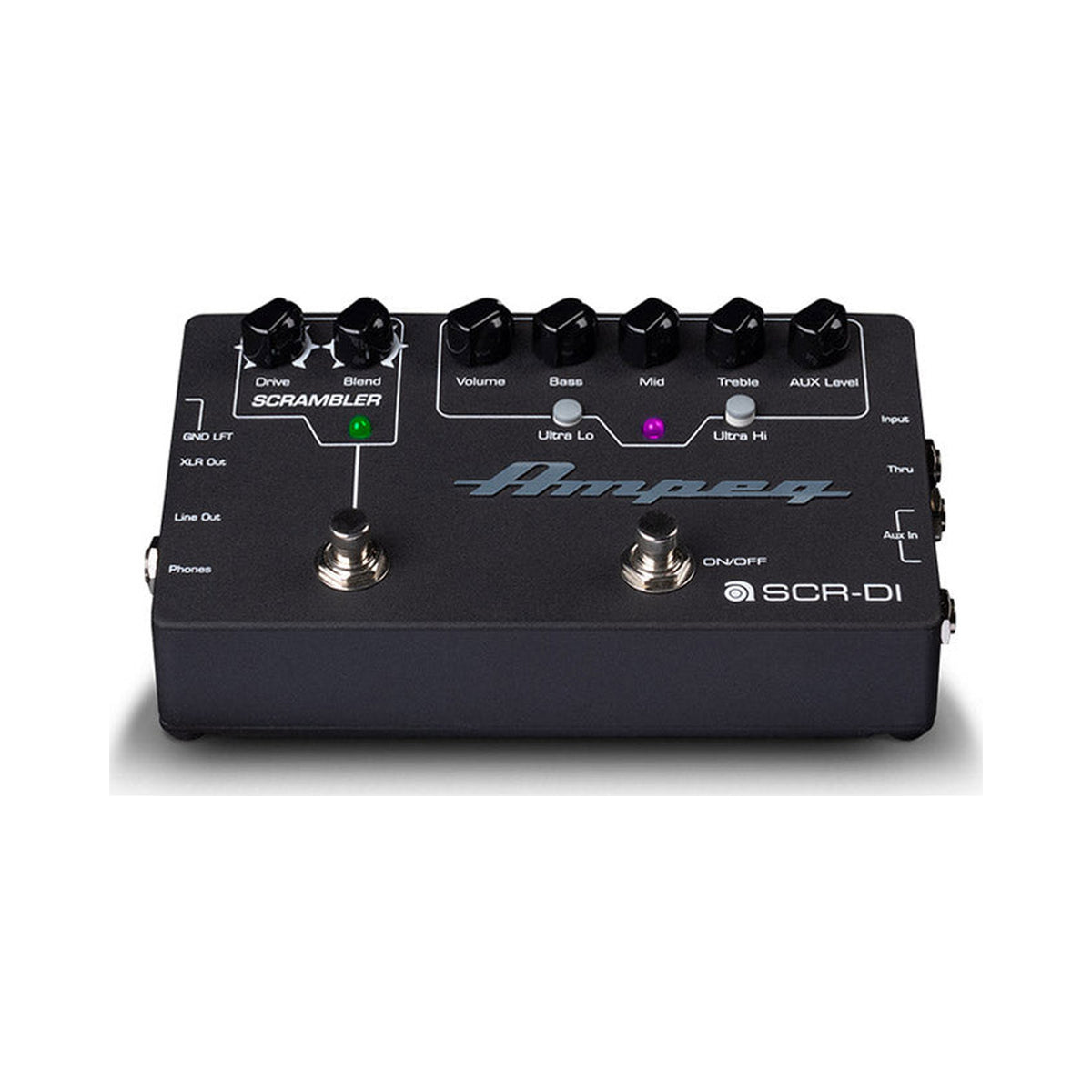 Preamplificador para bajo Ampeg SCR-DI con Scrambler Overdrive y salida DI — vista 1