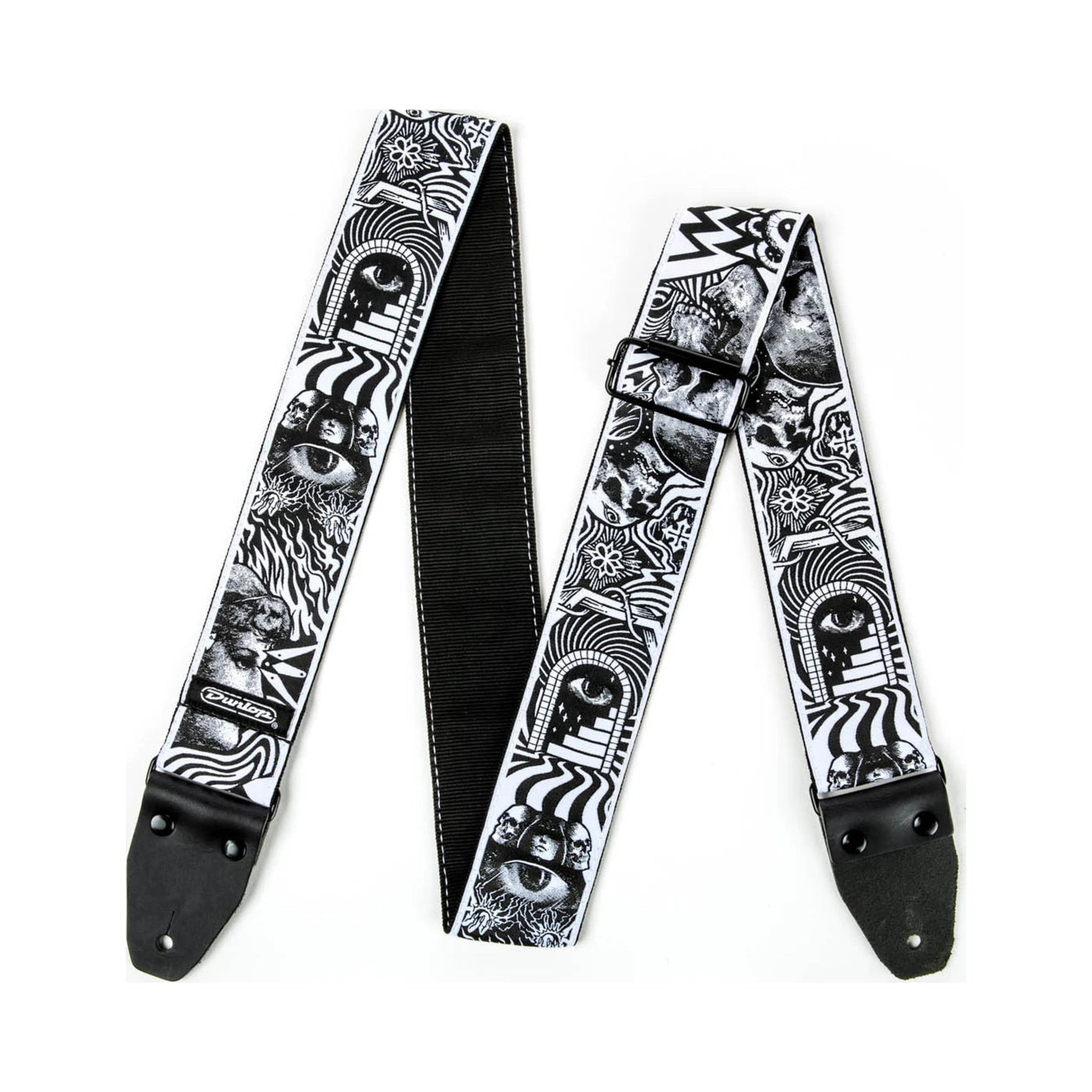 Correa para guitarra Dunlop ILD04 ILOVEDUST Skulls en jacquard — vista 1