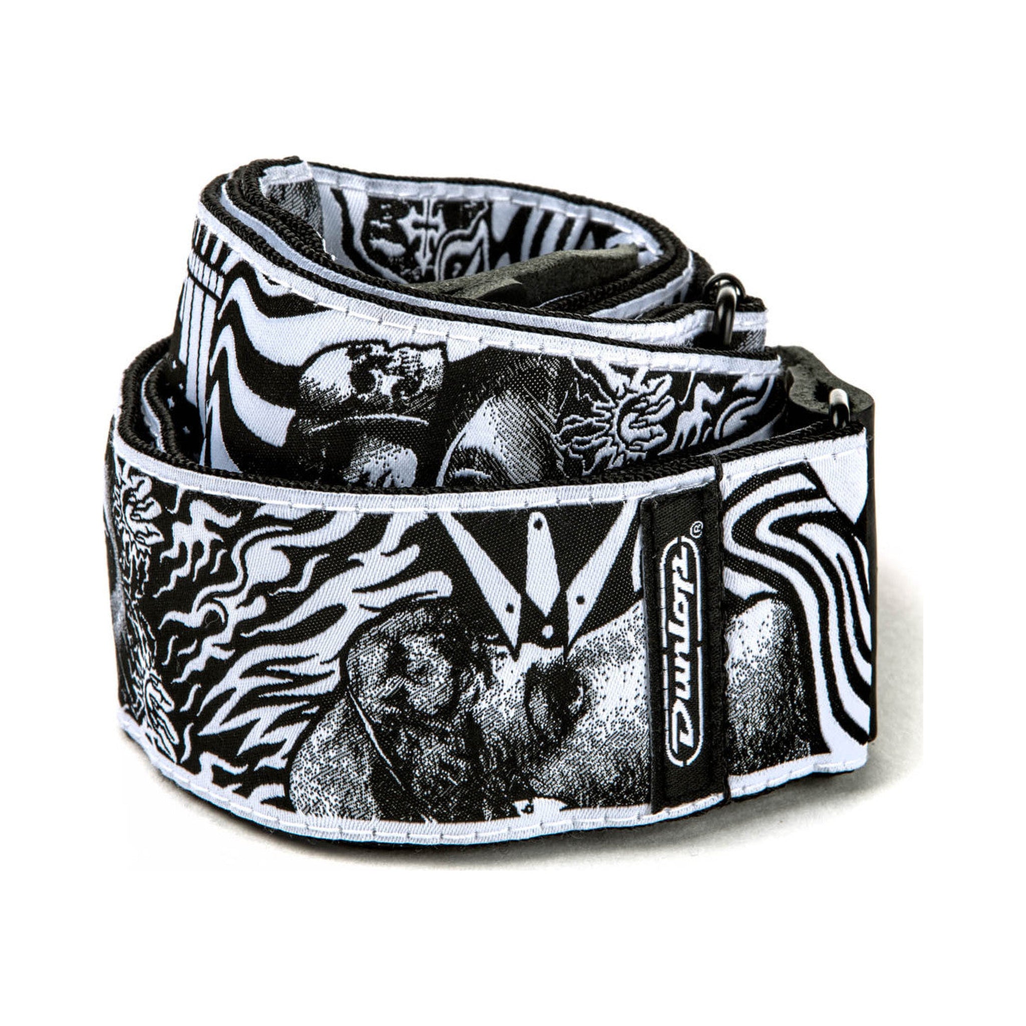 Correa para guitarra Dunlop ILD04 ILOVEDUST Skulls en jacquard — vista 2
