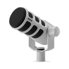 Micrófono dinámico RODE PodMic blanco cardioide con conexión XLR — vista 2