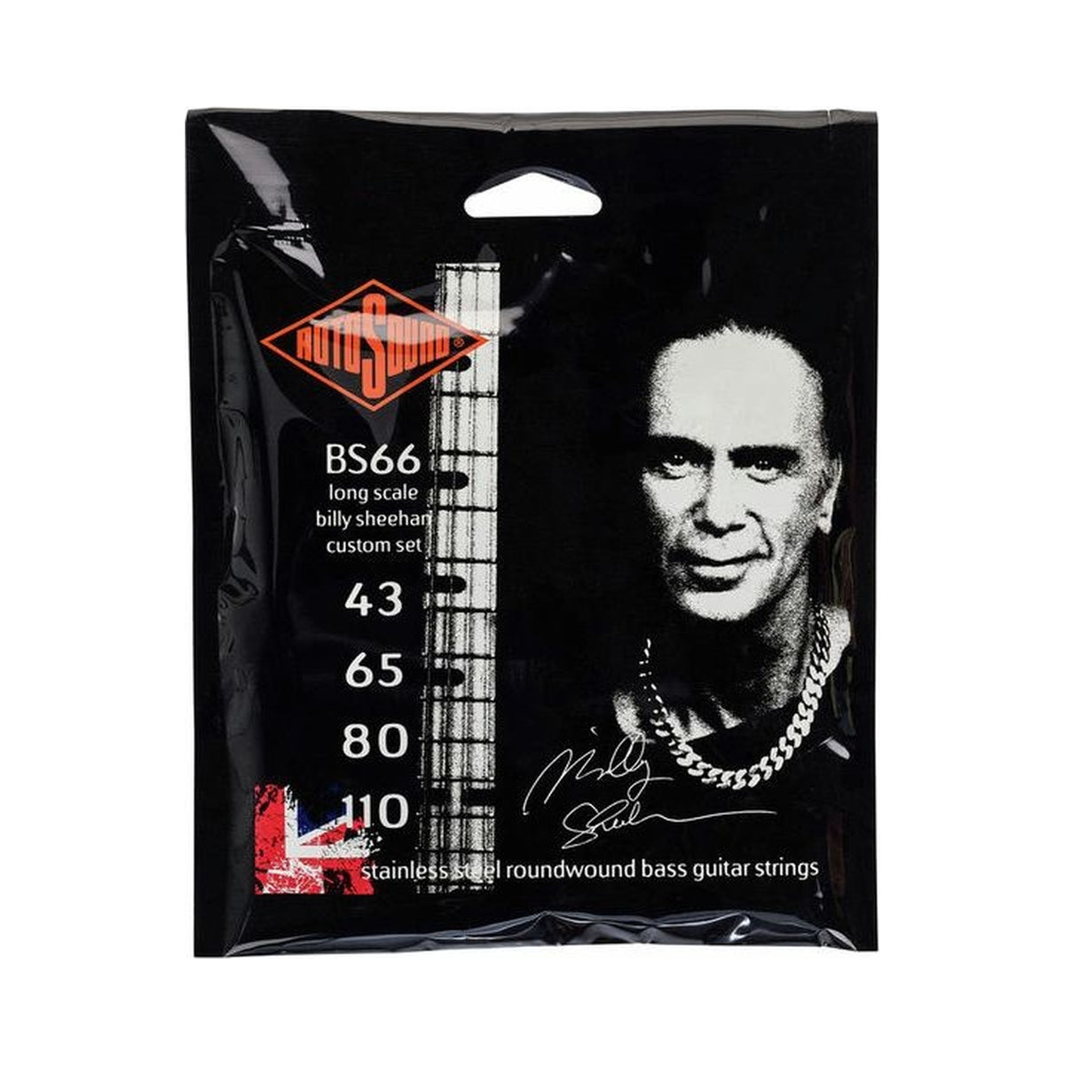 Encordado para bajo Rotosound Swing Bass 66 BS66 Billy Sheehan de acero 43–110 — vista 1