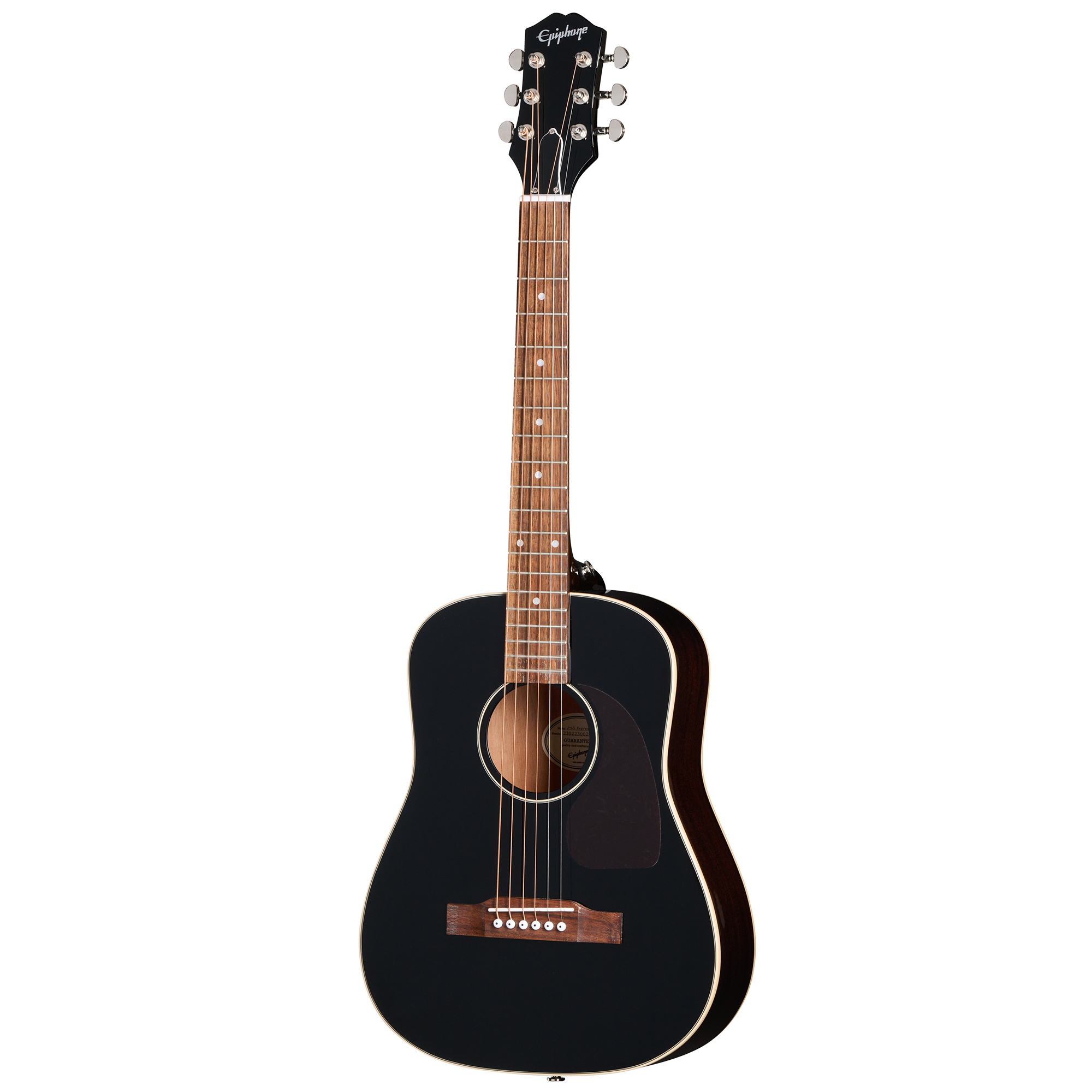 Guitarra acústica Epiphone J-45 Express Pack ES1PPJ45EBNH1 Ebony con funda