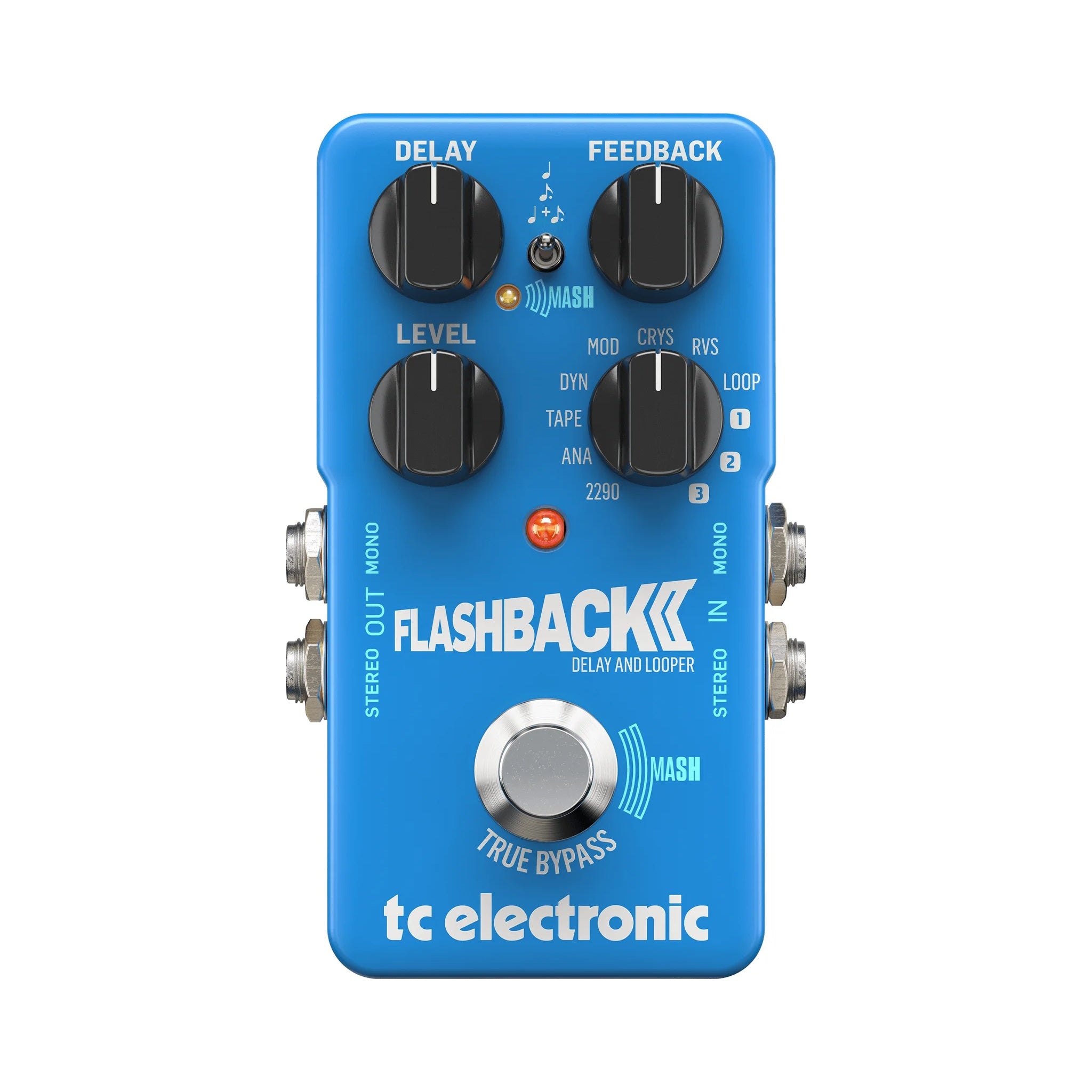 Pedal delay estereo con MASH y TonePrint TC Electronic FLASHBACK 2 DELAY - vista 1