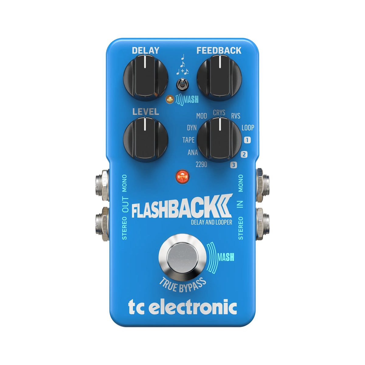 Pedal delay estereo con MASH y TonePrint TC Electronic FLASHBACK 2 DELAY - vista 1
