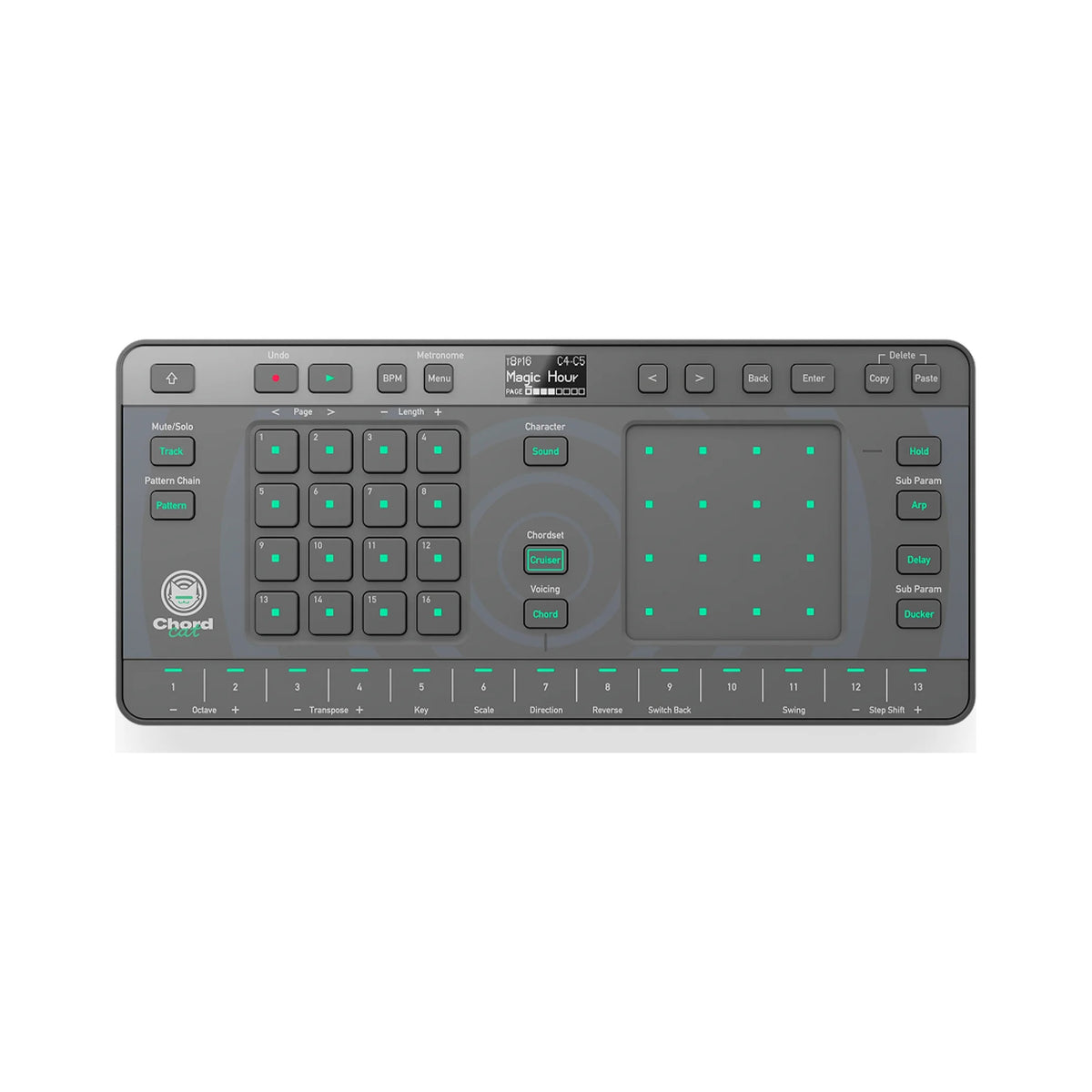 Groovebox Portátil 8 Pistas para Producción Musical AlphaTheta CHORDCAT - vista 1