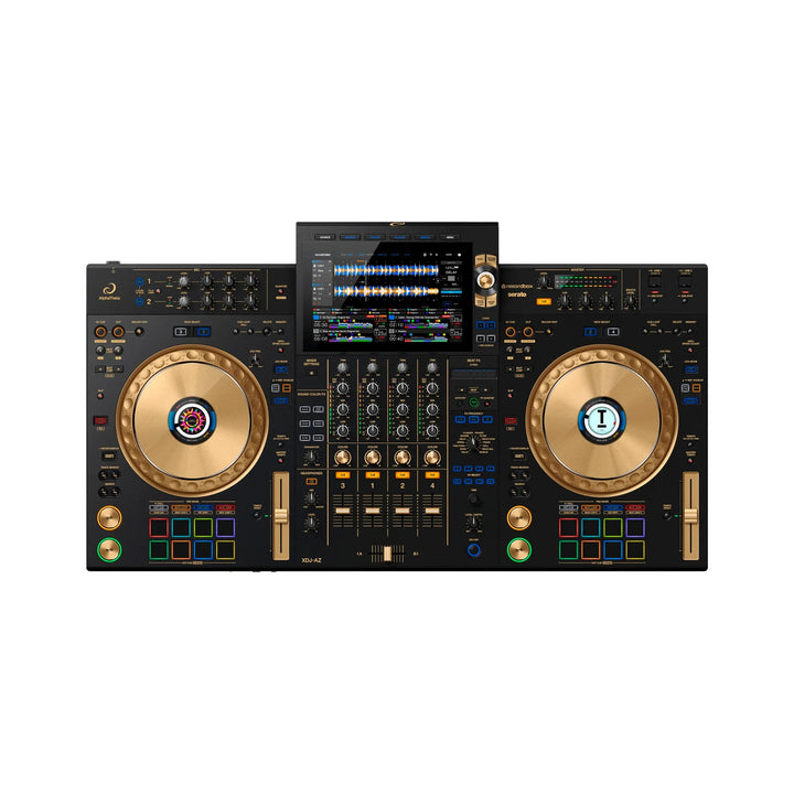 Sistema DJ todo en uno AlphaTheta XDJ-AZ-N de 4 canales dorado