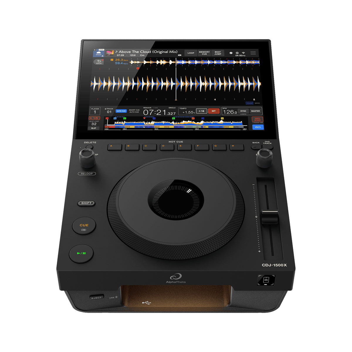 Reproductor DJ AlphaTheta CDJ-1500X con pantalla de 10,1 pulgadas y Wi-Fi - fotografía del producto