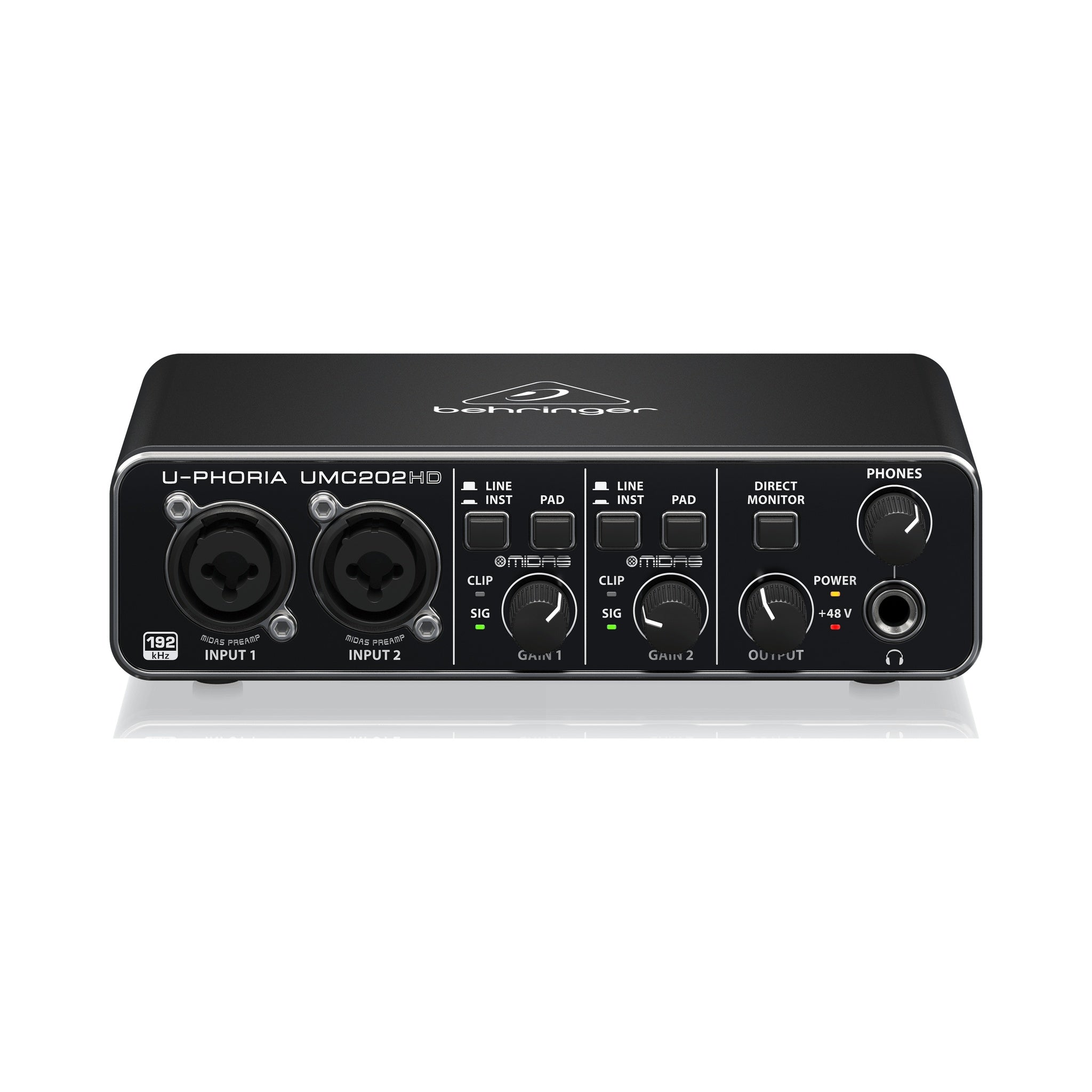 Interfaz USB grabación Behringer UMC202HD - vista 2