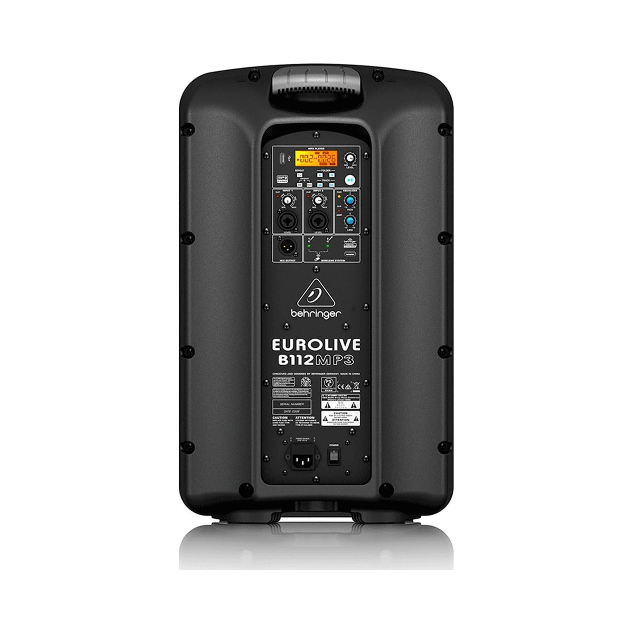Cabina activa 12″ USB Behringer B112MP3 - vista 2