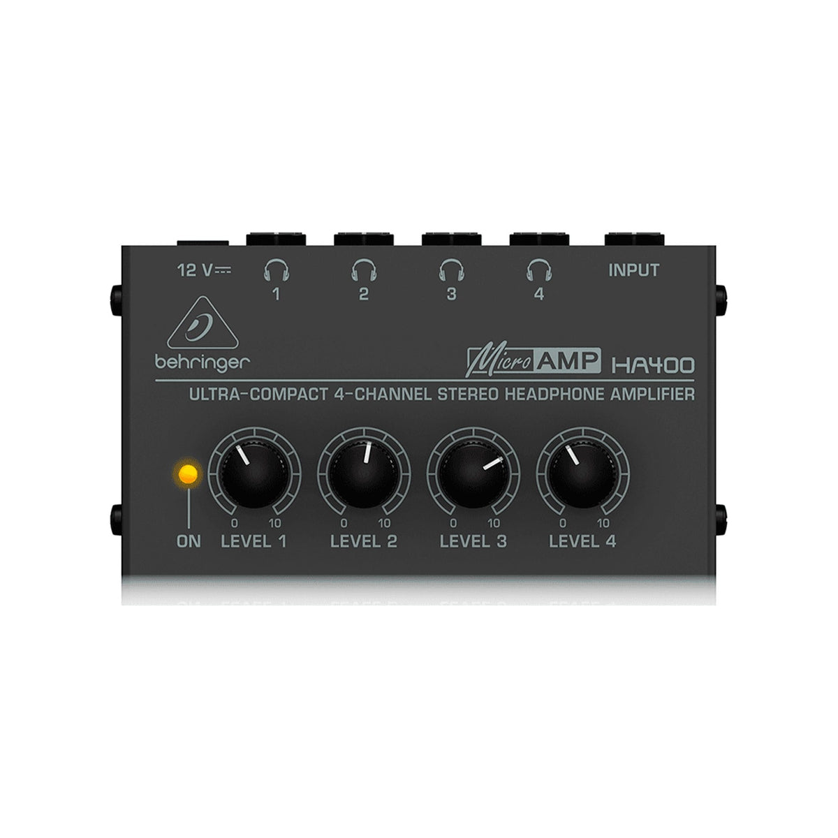Amplificador de audífonos Behringer MICROAMP HA400 de 4 canales - vista 1