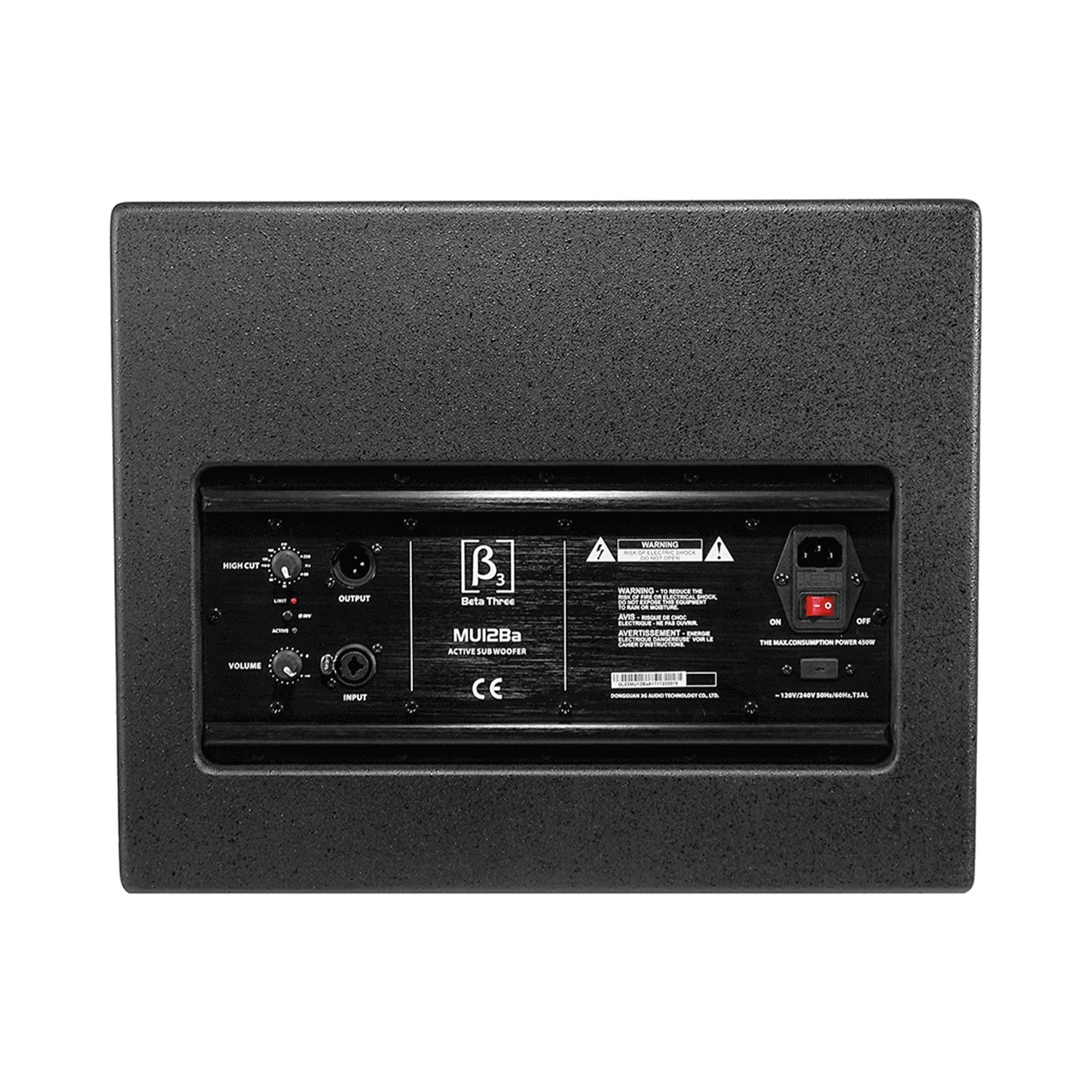 Bajo activo 12″ 300W Beta Three MU12BA - vista 2