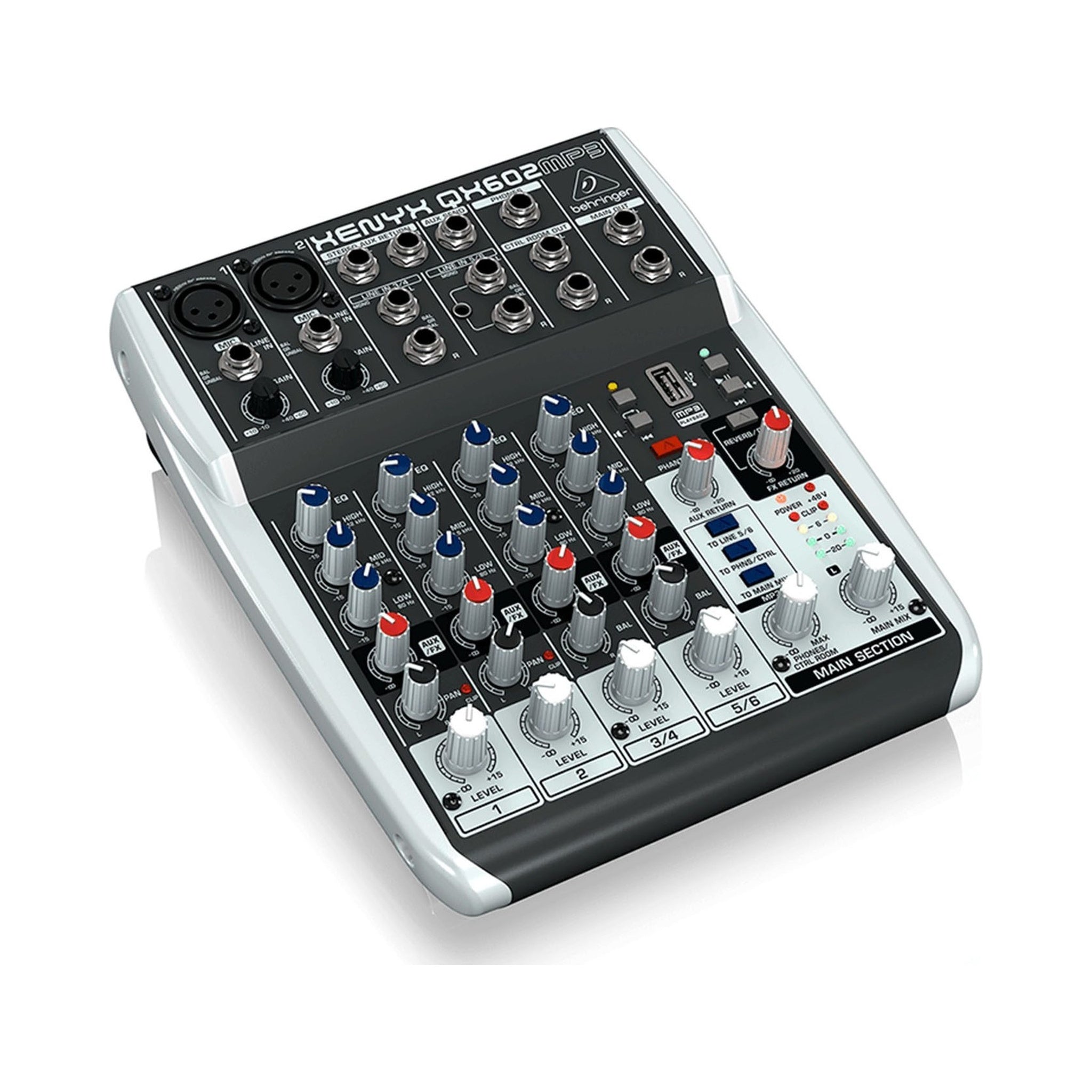 Mezclador 2 entradas MP3 Behringer QX602MP3 - vista 2