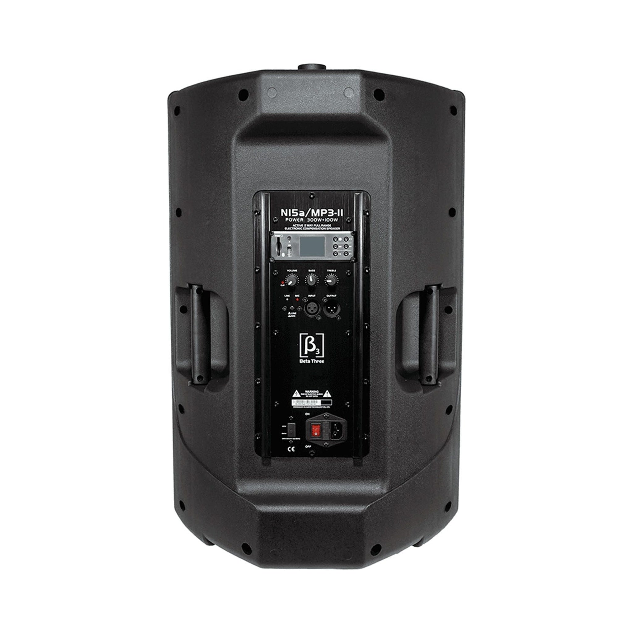 Cabina activa 15″ USB/SD/BT Beta Three N15A/MP3-II - vista 2